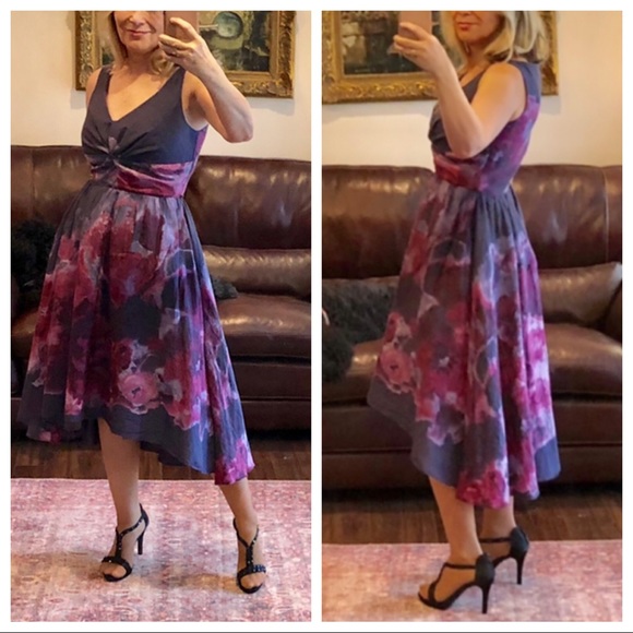 Lela Rose Dresses & Skirts - LELA ROSE party dress high-low circle skirt floral